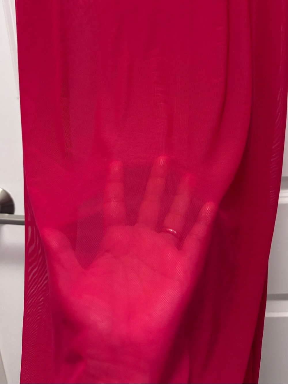 2/$25 Strawberry Milk Mob Deep Raspberry Maxi Skirt - Picture 8 of 8